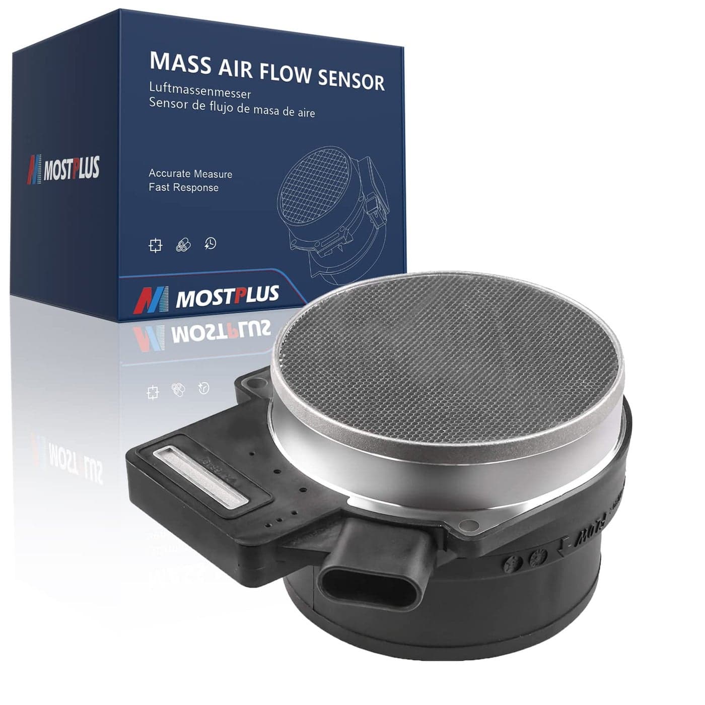 MOSTPLUS Direct Replacement MAF Mass Air Flow Sensor Meter for Chevrolet