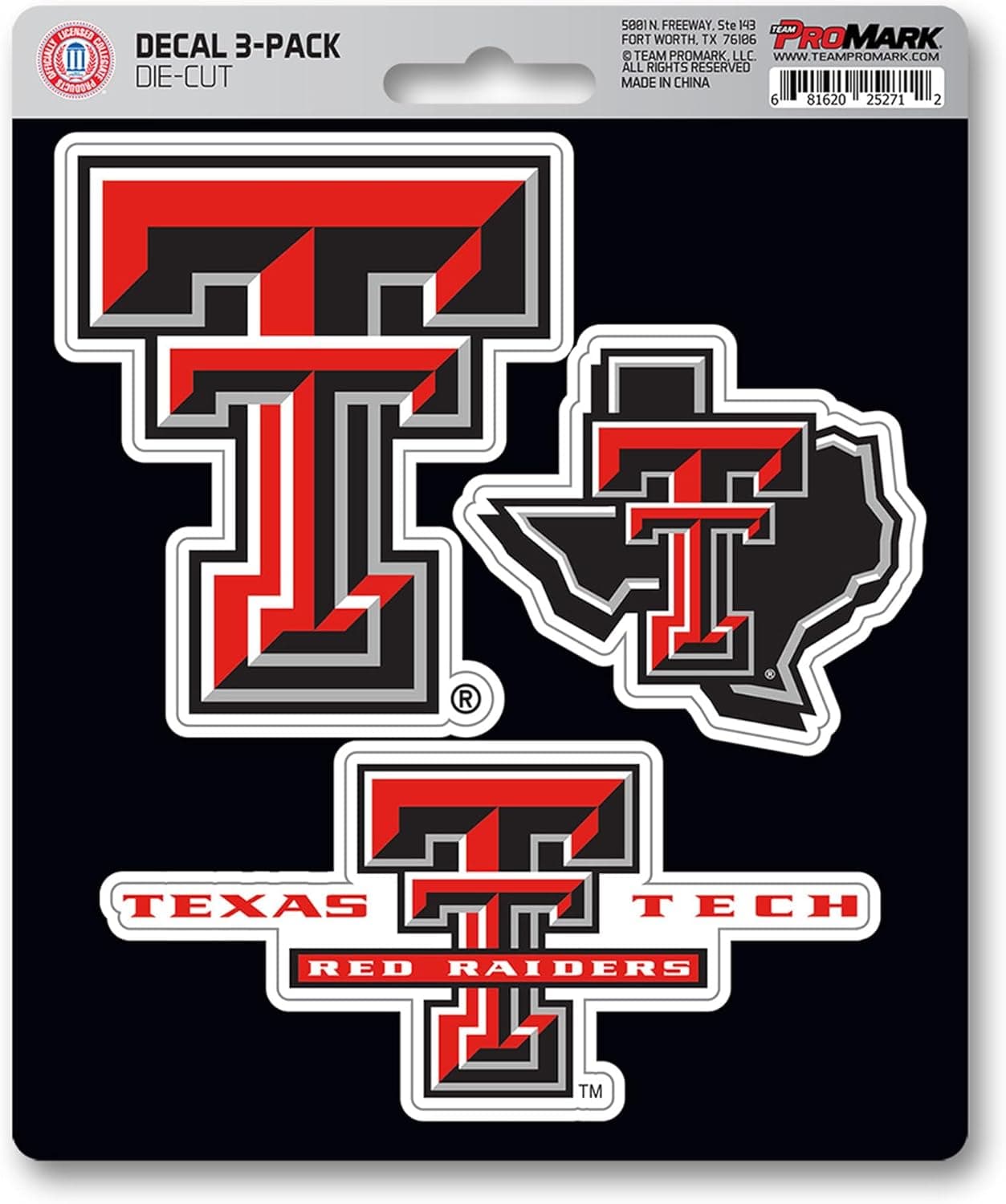 FANMATS NCAA Texas Tech Red Raiders Team Decal