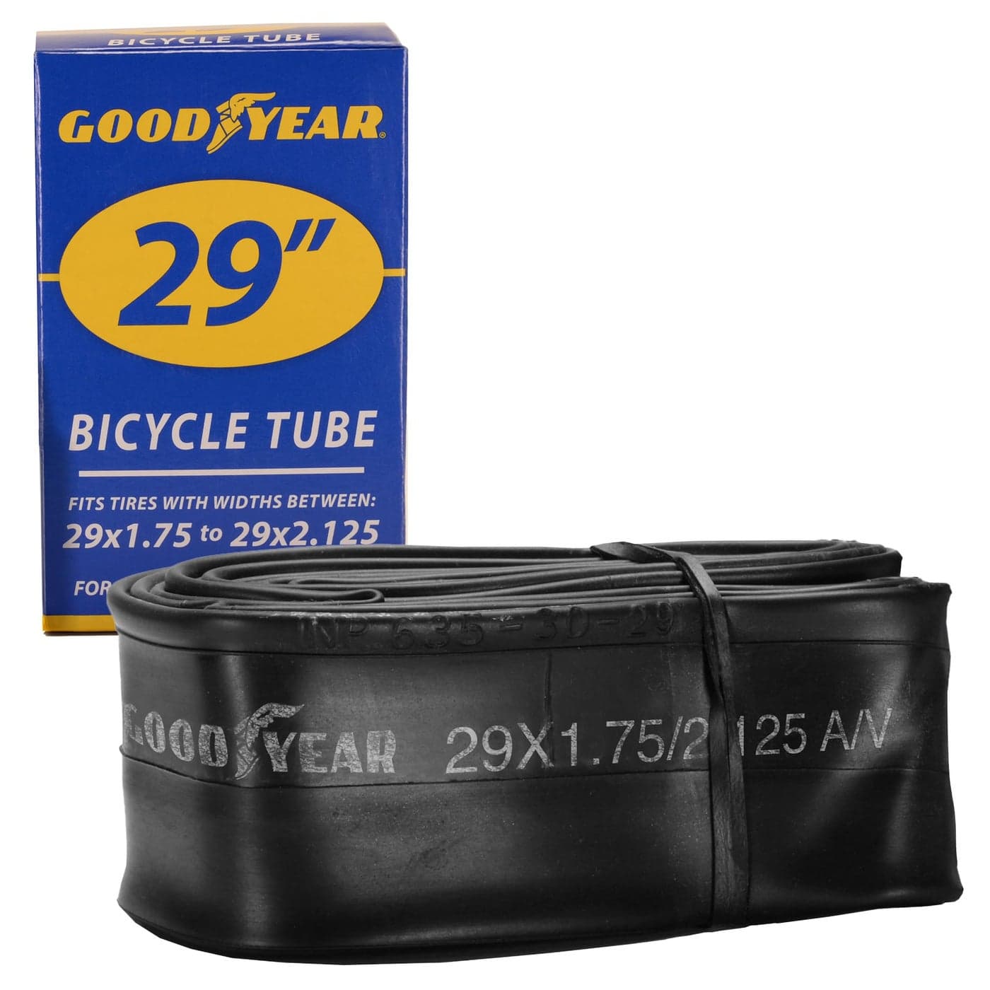 Goodyear Bicycle Tube, 29 X 1.75/2.125 | 29-inch Bike Tube with Butyl Rubber | Dependable Mountain Bike Tubes for Premium Cycling | 29 X 1.75/2.127