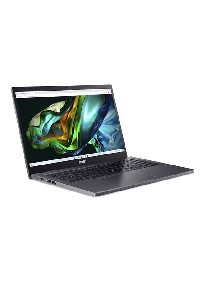Aspire 5 Laptop With 15.6-Inch Display, Core i7 1355U Processor/8GB RAM/512GB SSD/Intel Iris XE Graphics/Windows 11 English Steel Grey