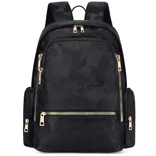 AO ALI VICTORY Backpack for Women Men Travel Laptop 15.6 Inch Computer Backpacks Anti Theft Carry on Bag College Bookbag Large Back Pack for Work Business Traveling Commuter Casual Daypack,Black