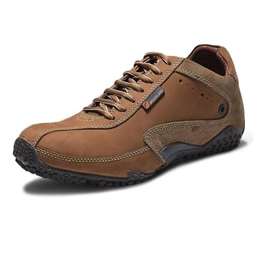 Woodland Men's Cashew Brown Leather Casual Shoe-9 UK (43 EU) (GC 3051118ONW)