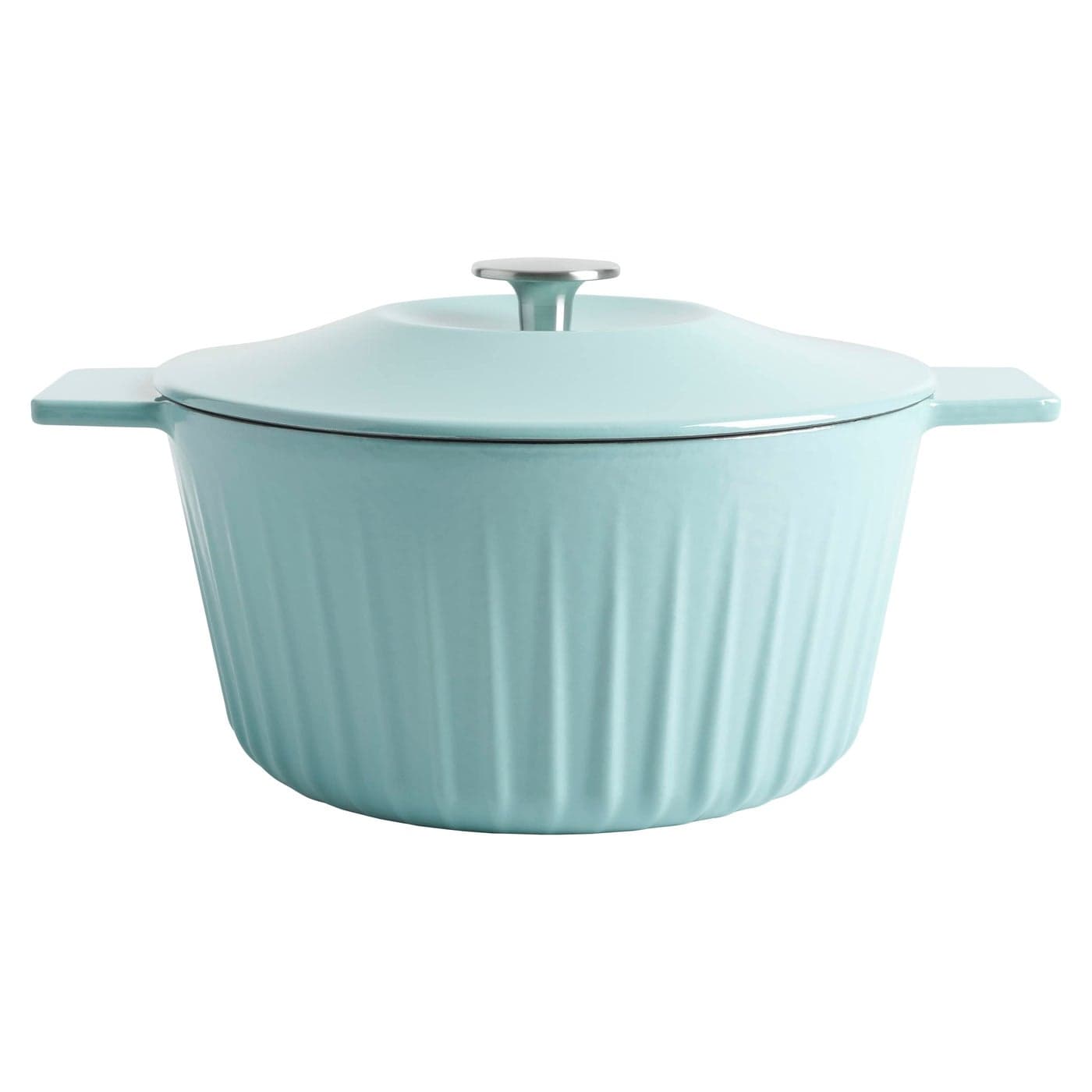 Martha Stewart Eastholm 5 QT Enamel Cast Iron Dutch Oven Martha Blue