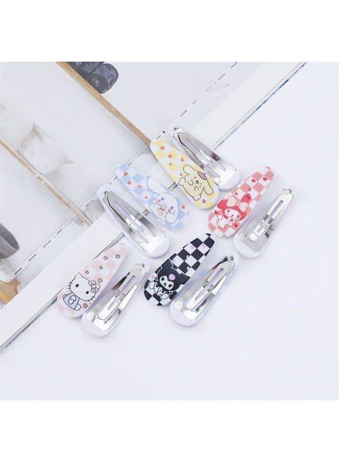 5 Styles Kawaii Kitty My Medy Kumi Hair Clips Headband Hairpins Kitty Cat Gifts Kitty Cat and Friends Hair Accessories (Papa-5HC+HT-Sanliou)