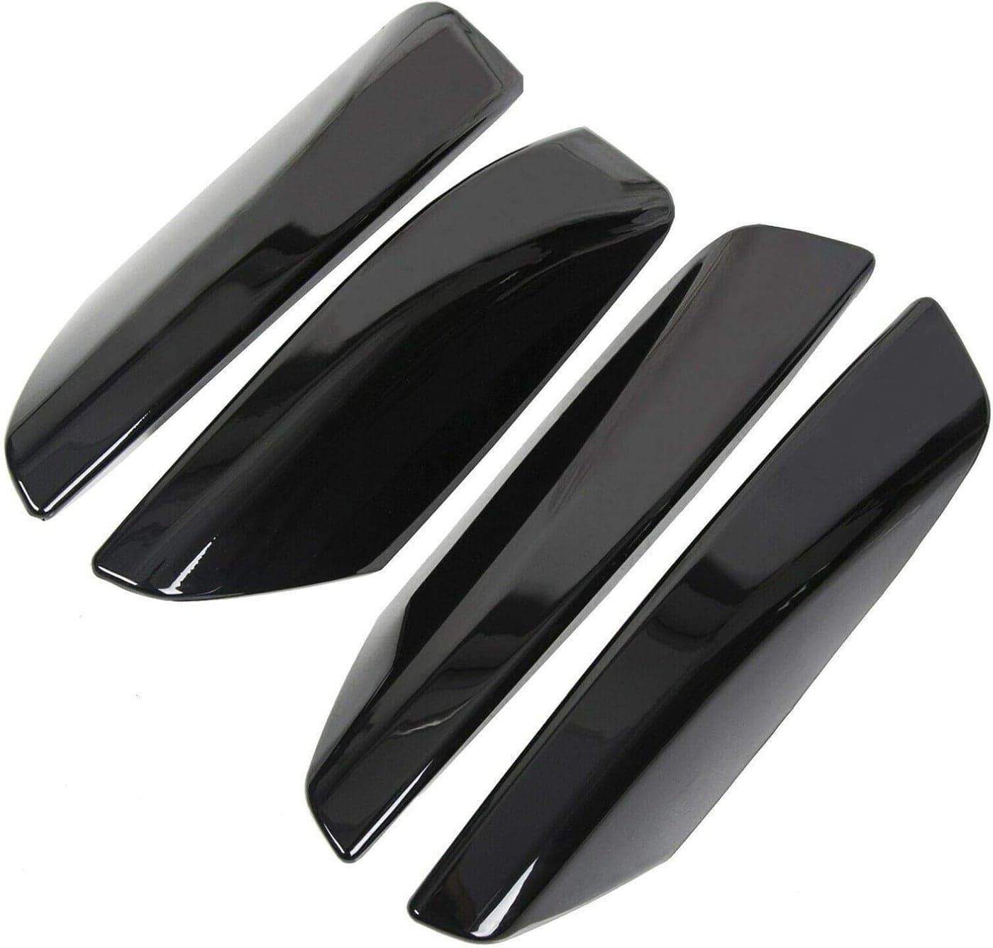 sportuli Black Exterior Roof Rails Rack End Cover Protection Shell Cap Replacement for 2003-2009 Toyota 4Runner 4WD N210