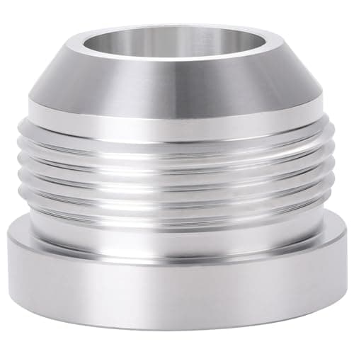Podavelle 20AN Male Flare Weld On Fitting Bung Adapter for Fuel Oil Hose Tank Aluminum