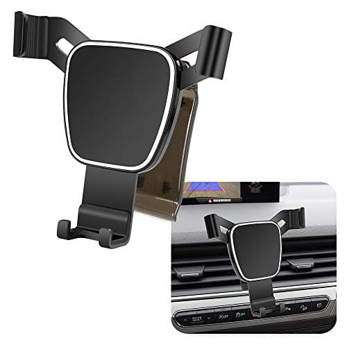 LUNQIN Car Phone Holder for 2016-2019 Audi Q7 Auto Accessories Navigation Bracket Interior Decoration Mobile Cell Phone Mount