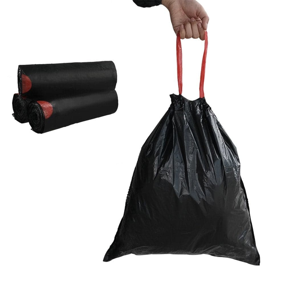 Begale 5 Gallon Drawstring Trash Bags Black 115 Counts3 Rolls
