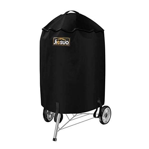JIESUO Grill Cover for Weber Charcoal Kettle, Premium 22 Inch BBQ Cover, Heavy Duty Waterproof Grill Covers