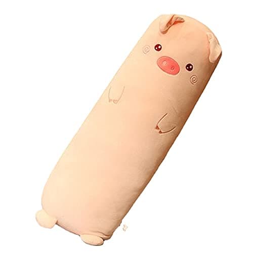 MUPI Long Plush Cute Body Pillows 39 Cuddle Stuffed Animal Shaped Bed Body Pillows Soft Cotton Plushies Doll Toy Gifts for Boys Girls Kids Adults Pink Pig 39 Inch