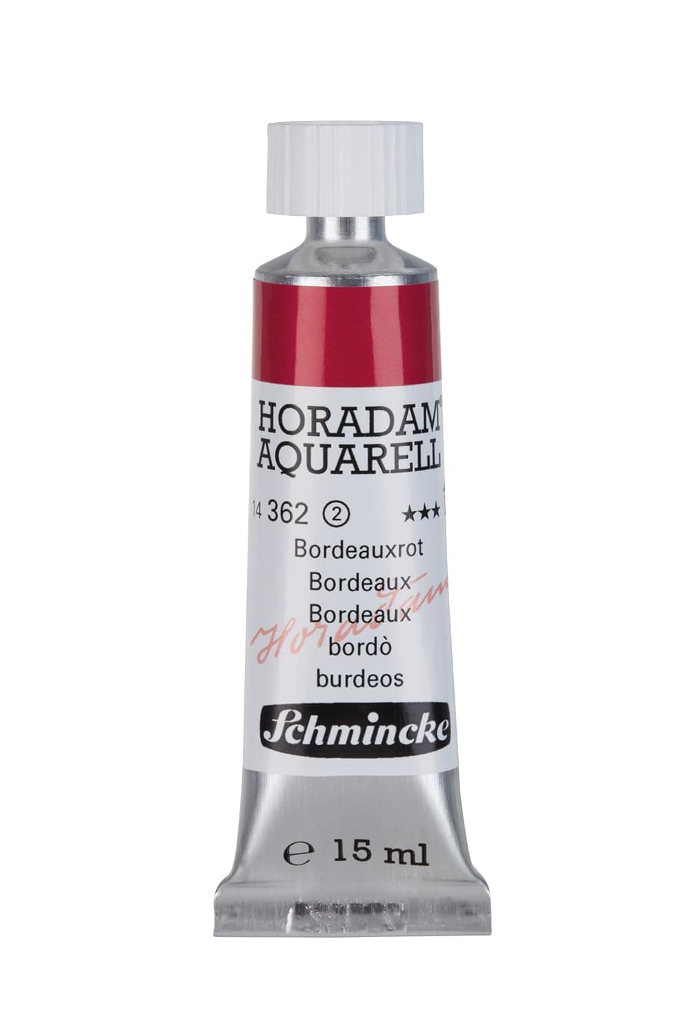 Schmincke Horadam Artists Watercolours - Bordeaux - 15ml Tube - (Series 2) (362)