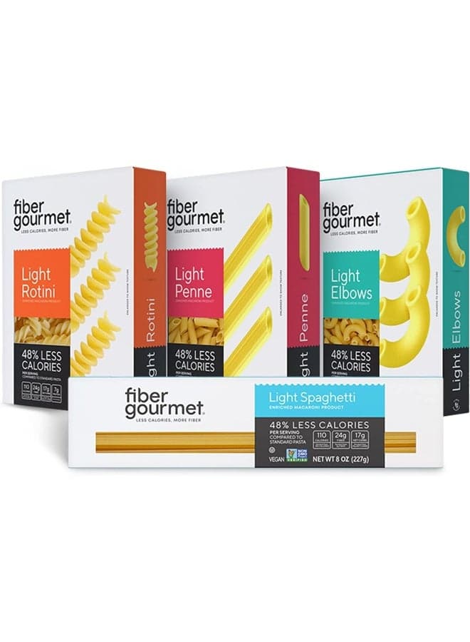 Fiber Gourmet Pasta Variety Pack - Low Calorie & Fiber-Rich