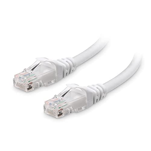Cable Matters 10Gbps Snagless Long Cat 6 Ethernet Cable - 100ft, Cat 6 Cable, Cat6 Cord, Ethernet Cord, White
