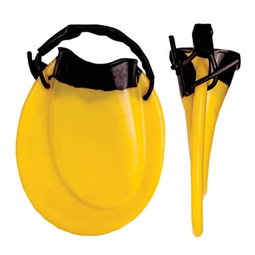 FINIS Positive Drive Swim Fins for All Four Strokes Ergonomic Fit Adjustable Heel Strap Yellow XSmall