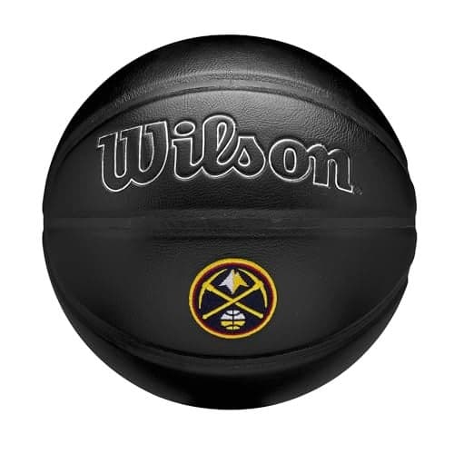 WILSON NBA Team Premiere Basketball - Denver Nuggets, Size 7-29.5"