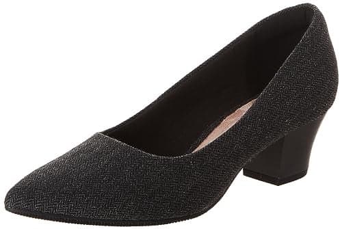 Clarks Black's Teresa Step Pump, Black Tweed Combi, 7 Medium US