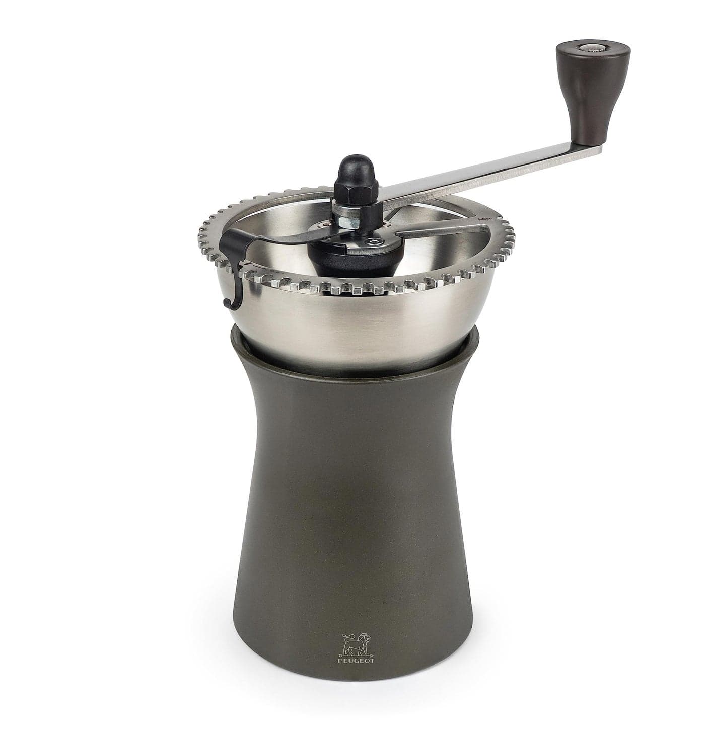 Peugeot Kronos Manual Coffee Mill Adjustable Grinder with 43 Settings Stainless Steel 50g Capacity