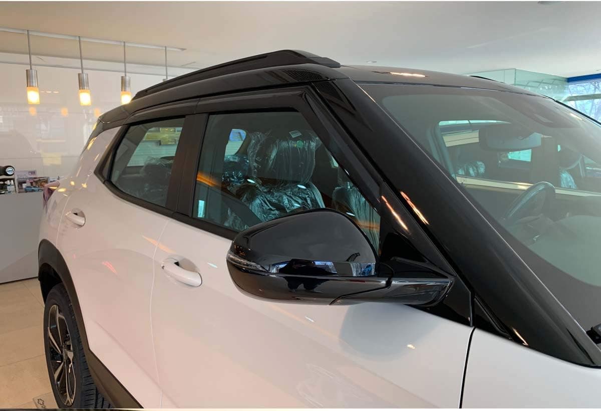 AUTOCLOVER Smoke Black Side Wind Deflectors Window Visors 4p E223