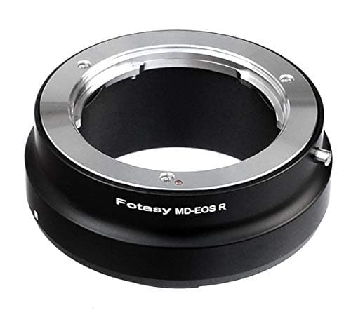 Fotasy Minolta MD Lens to Cannon EOS RF Mount Adapter, MD EOS R Adapter Ring, Adapter for Minolta MD MC Rokkor Lense, Compatible with Canon EOS R Mirrorless Camera EOS R RP Ra R3 R5 R6 R7 R10
