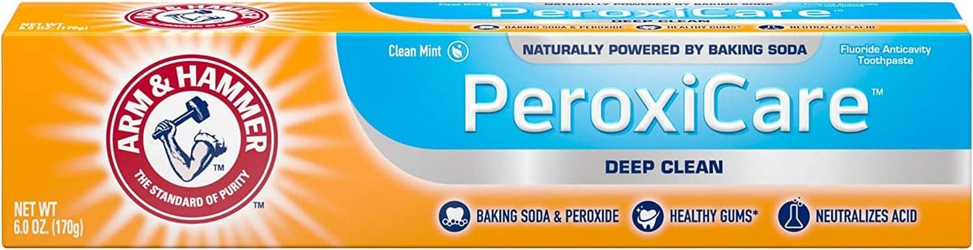 Arm Hammer Peroxicare Deep Clean Toothpaste 6 oz Packaging May Vary