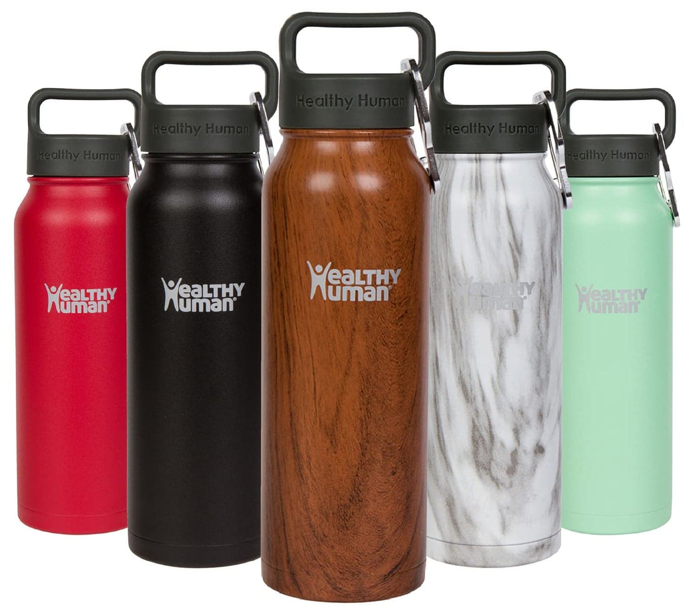 Healthy Human Stainless Steel Water Bottle Double Walled Vacuum Insulated Water Thermos for Adults EcoFriendly Travel Bottles with Leak Proof Lid Harvest Maple 21oz 621ML