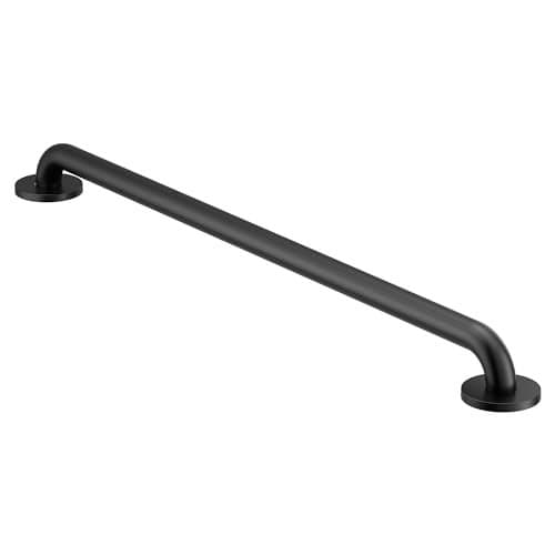 Moen Matte Black 32Inch Stainless Steel Bath Safety Grab Bar with Concealed Screws R8732BL