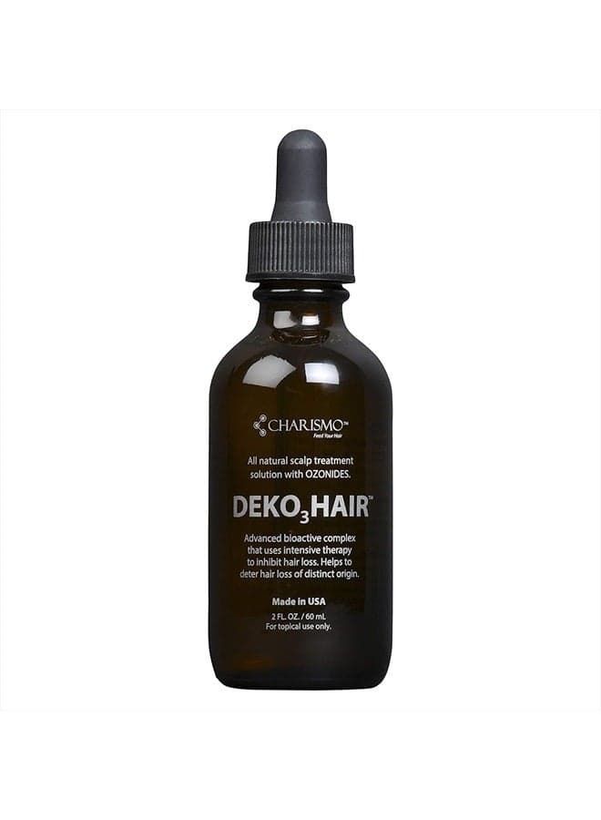 DEKOHAIR by Charismo USA - 0% Minoxidil Scientific Hair Restoration Serum (2 oz) Regrowth and Anti-Thinning Treatment Stimulates Growth & Thickness, Restores Scalp Health