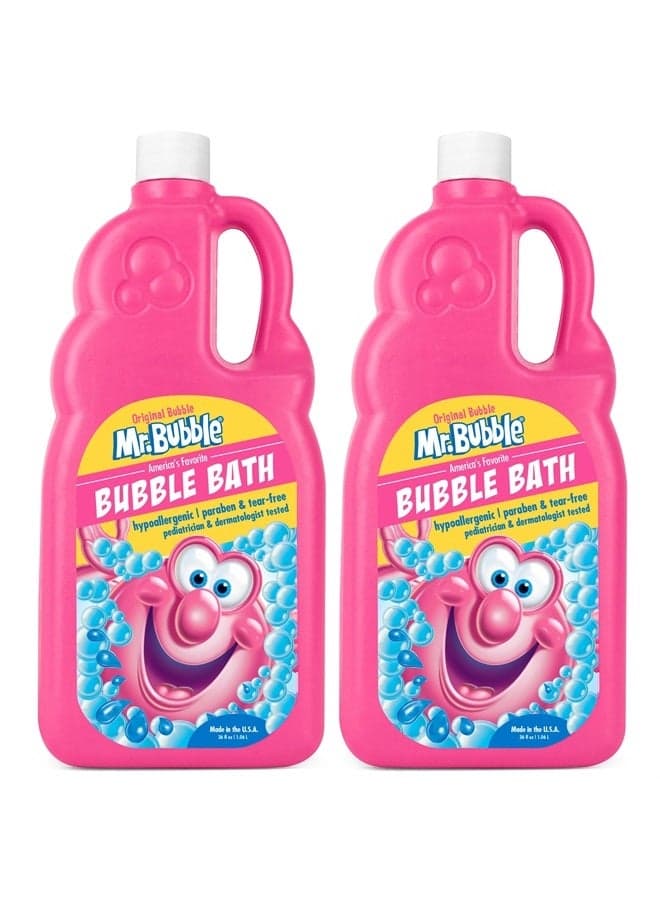 Original Bubble Bath - Hypoallergenic, Tear Free Bubble Bath Solution Makes Big Long Lasting Bubbles for Kids, Toddlers and Adults (Pack of 2 Bottles, 36 fl oz Each)