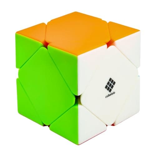 Cubelelo Drift Skewb Stickerless Speedcube Puzzle for Kids & Adults | Fast & Smooth Stress Buster | Brain-Boosting Challenge for Kids and Adults (Multicolour)