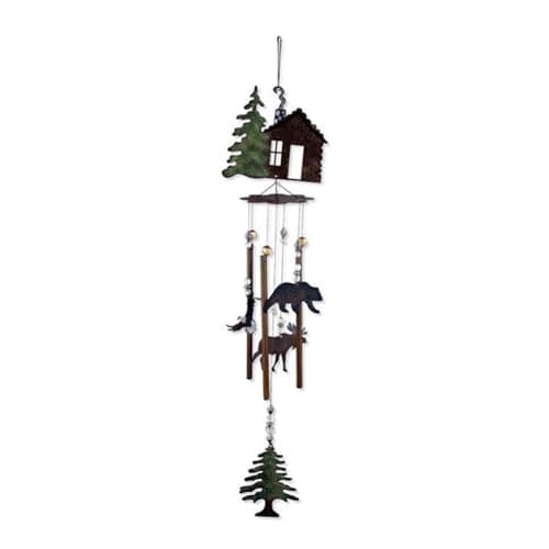 Sunset Vista Designs Wilderness Wonders Cabin Fever Wind Chime, 28"