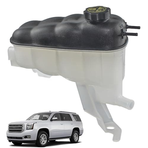 YzusGomumu Coolant Expansion Reservoir Tank With Cap Compatible With 20152020 Cadillac Escalade ESV Chevrolet Silverado 1500 Suburban 3500 HD Tahoe GMC Sierra 1500 Yukon XL Replaces 22856231 603973