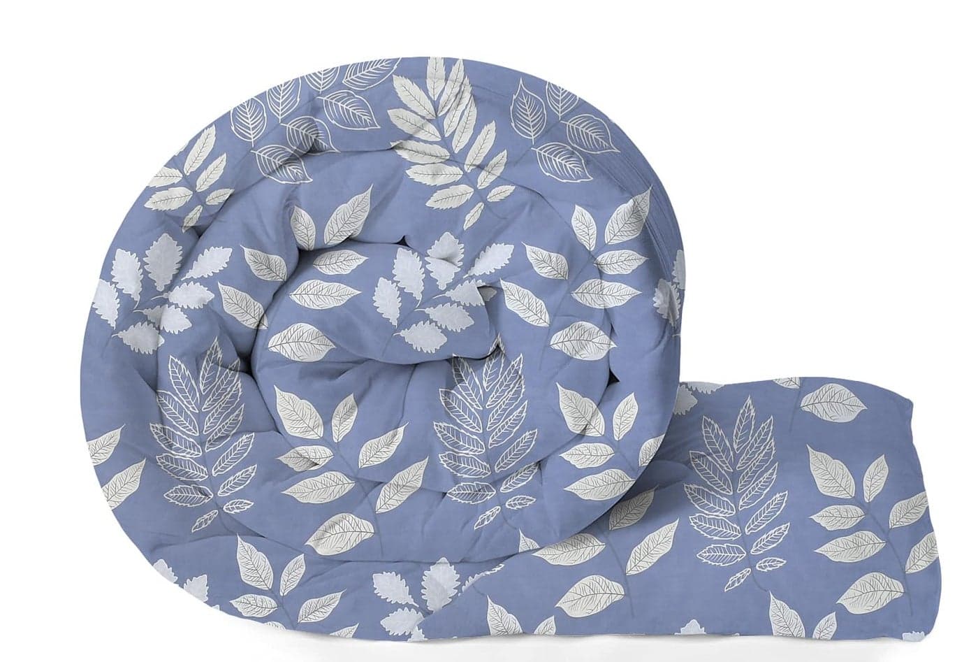 VAS COLLECTIONS 220 GSM Microfiber Reversible AC Comforter |Quit | Blanket | Duvets for King Size Double Bed 180Tc (230X250 cm, Light Blue and Grey)