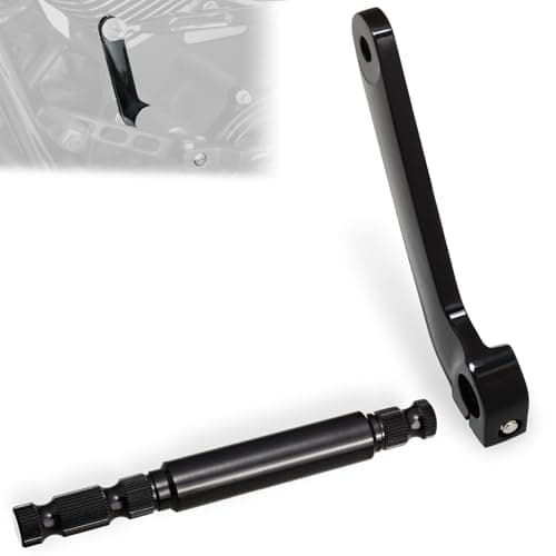 WOWTK Inner Shift LeverShaftShifter Shaft LeverGear Shift for Harley Touring 19832016 Electra Glide Road Glide Road King Street Glide FLTFLHTReplace for 3370982A3371882BBlack