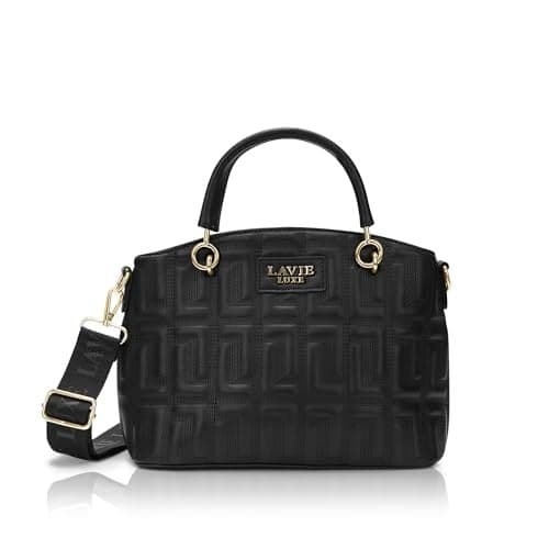 Lavie Luxe Women's Mabel Small Satchel Bag | Satchel Handbag for Work | Ladies purse | Stylish Shoulder Bag | Gift for Women