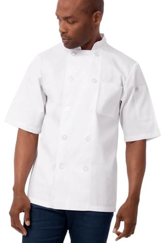 Chef Works Men's Volnay Chef Coat, White, 3X-Large