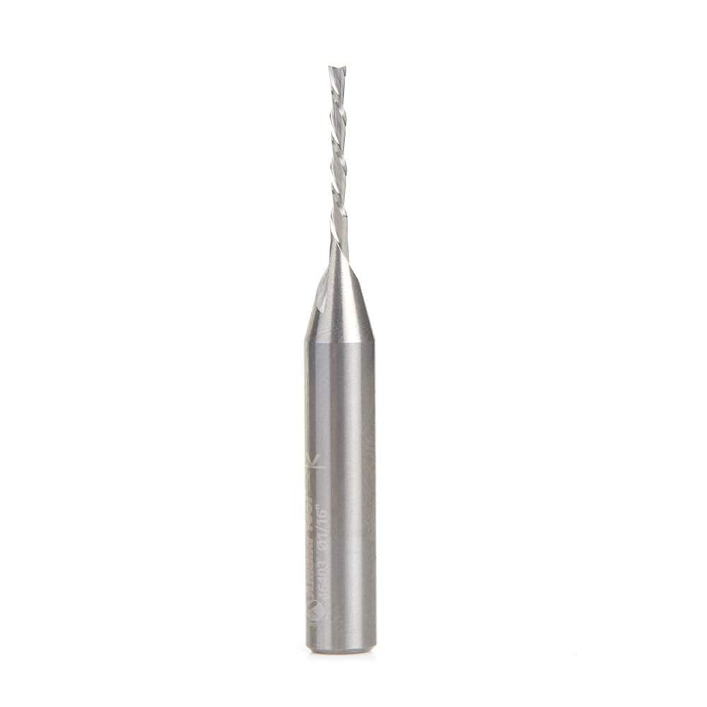 Amana Tool 46403 SC Spiral Plunge 116 D x 12 CH x 14 SHK x 2 Inch Long DownCut Router Bit