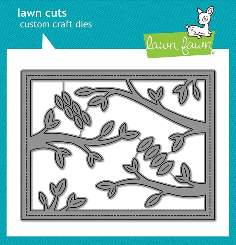 Lawn Fawn LF3733 Tree Branches Backdrop Landscape StandAlone