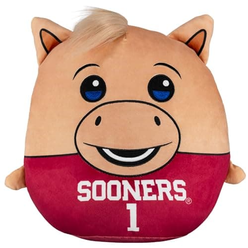 Sleep Squad Oklahoma Sooners Boomer 12 Mascot Kiri Cloud Plushie Official Collegiate Plush