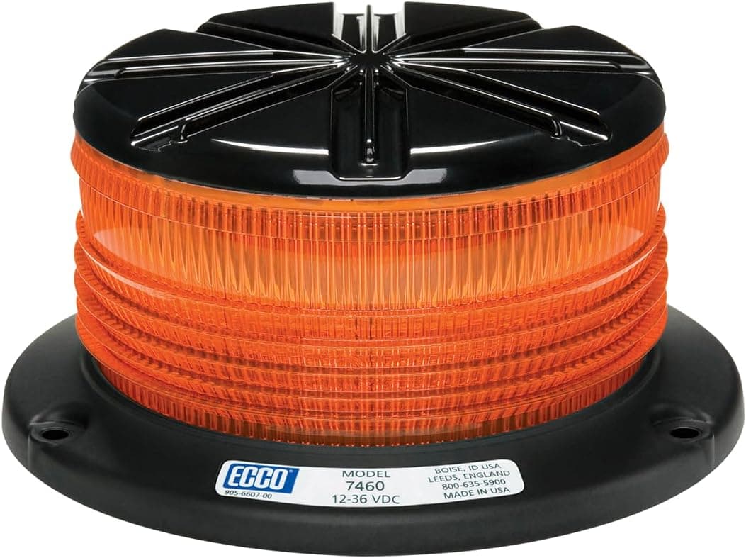 ECCO 7460A LED Beacon Light - Amber, 12-36VDC