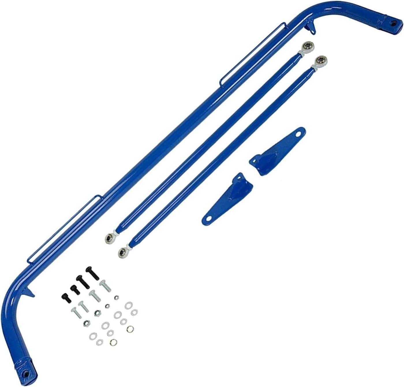 49" Universal Racing Harness Bar - Stainless Steel for Ford, Honda, Mitsubishi and More (Blue)