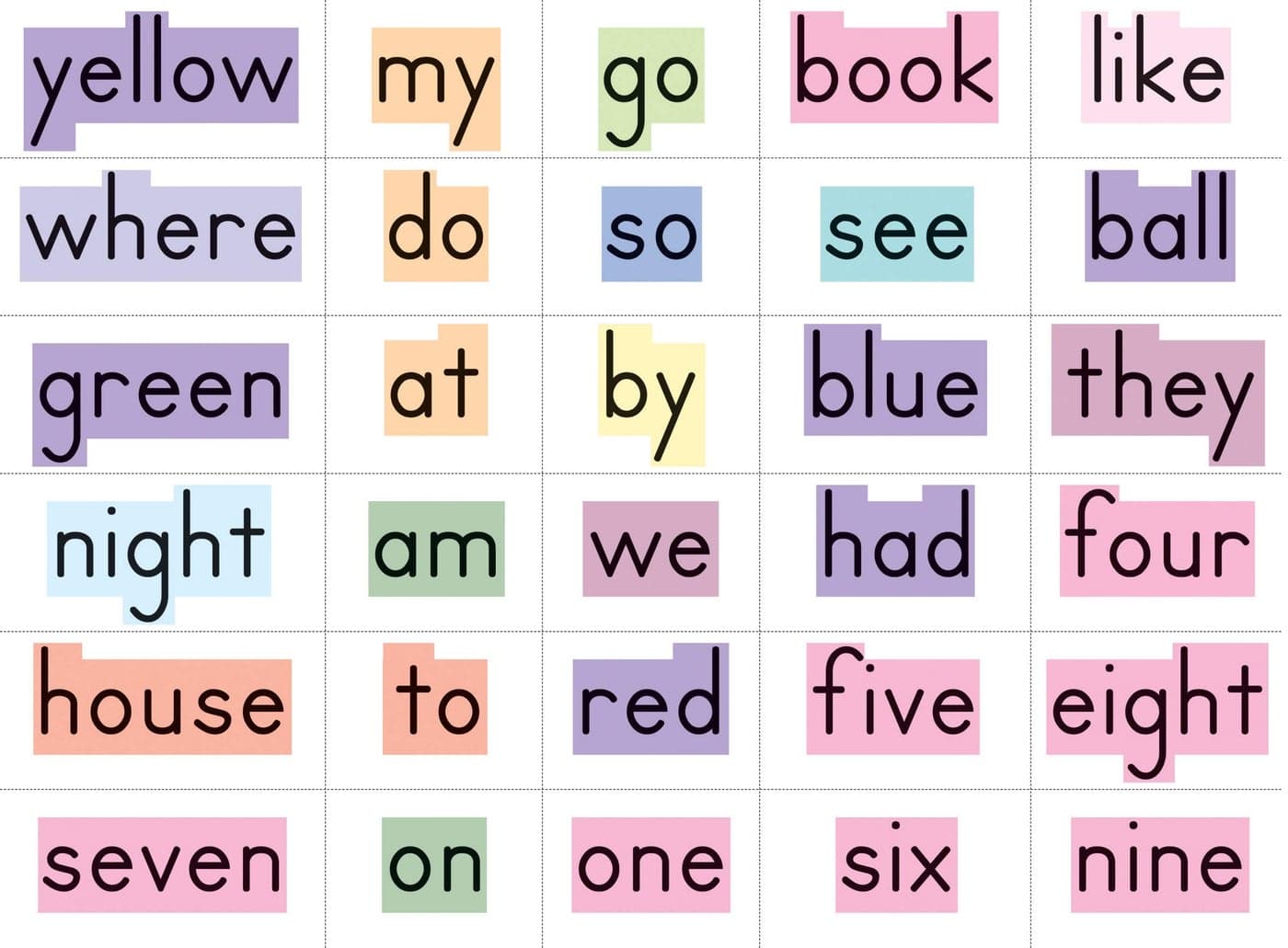 Sight Words in a Flash Word Walls Grades K1