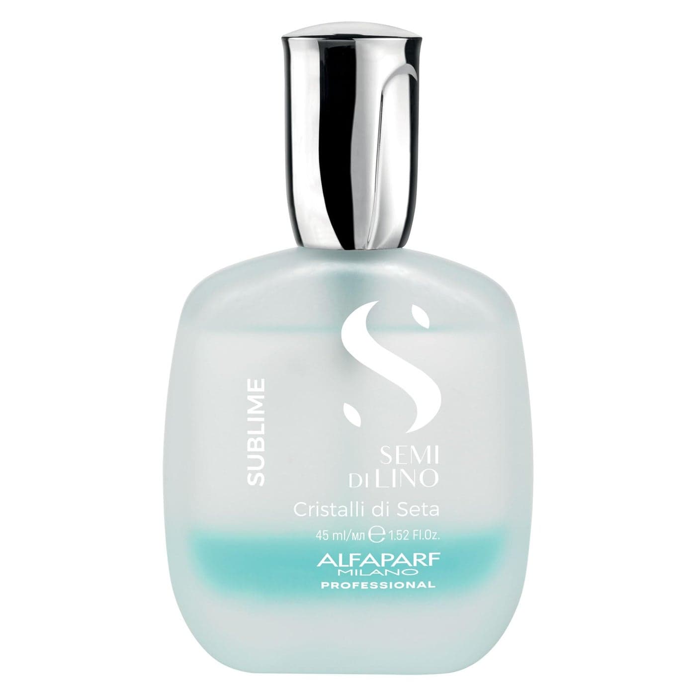 Alfaparf Milano Semi Di Lino Sublime Cristalli Di Seta Finishing Smoothing Serum for Fine Hair Nourishing Hair Oil to Protect Add Shine Professional Hair Care 152 oz 45 ml