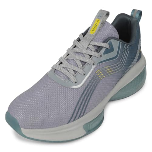 Campus Men's LAM Running Shoes L.Gry/BT.GRN - 8UK/India