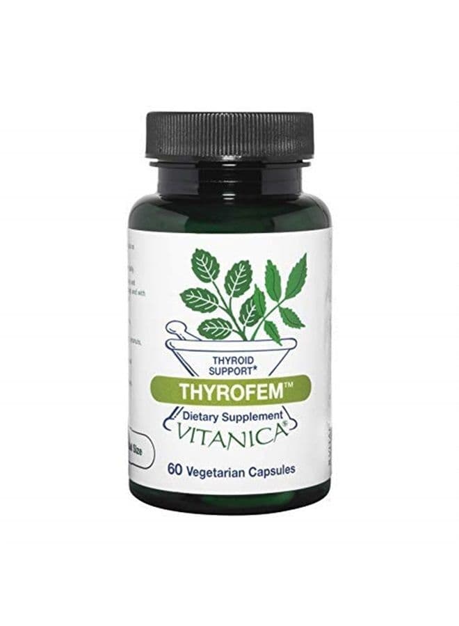 ThyroFem, Thyroid Gland Support, Vegan, 60 Capsules
