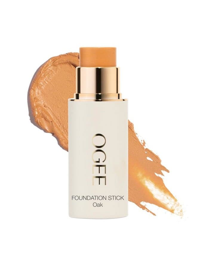 Sculpted Complexion Foundation Stick (Oak 5.5N - Medium Beige, Golden Undertones) Full Coverage Foundation Makeup - Instantly Balance & Even Complexion - 70% Organic Ingredients