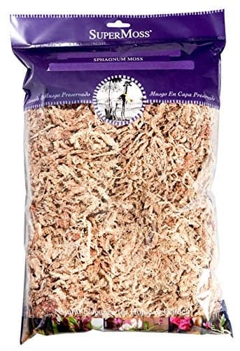 SuperMoss (22301) Orchid Sphagnum Moss Dried, Natural, 8oz