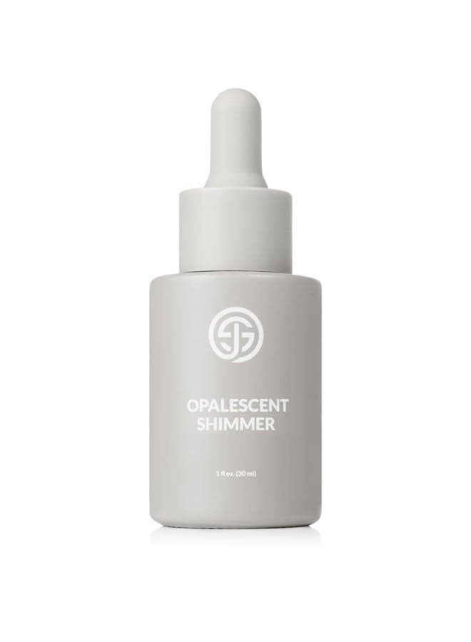 SJOLIE Sunless Spray Tan Additive - Opalescent Shimmer Drops | Highlight and Illuminate Skin - 1oz
