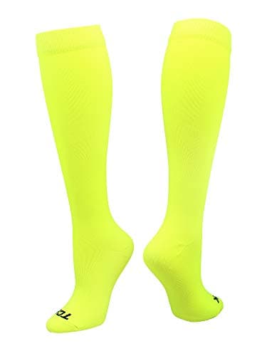 TCK Krazisox Neon Over the Calf (Neon Yellow, Large)