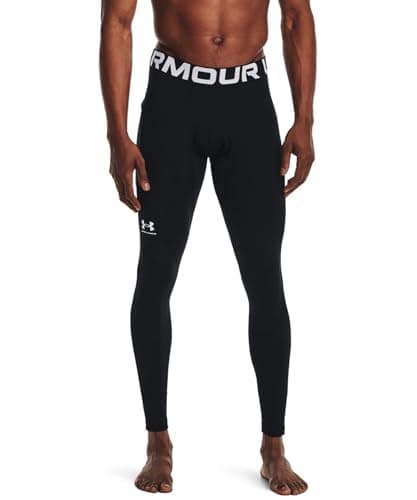 Under Armour Men's ColdGear Armour Leggings , Black (001)/White, XX-Large