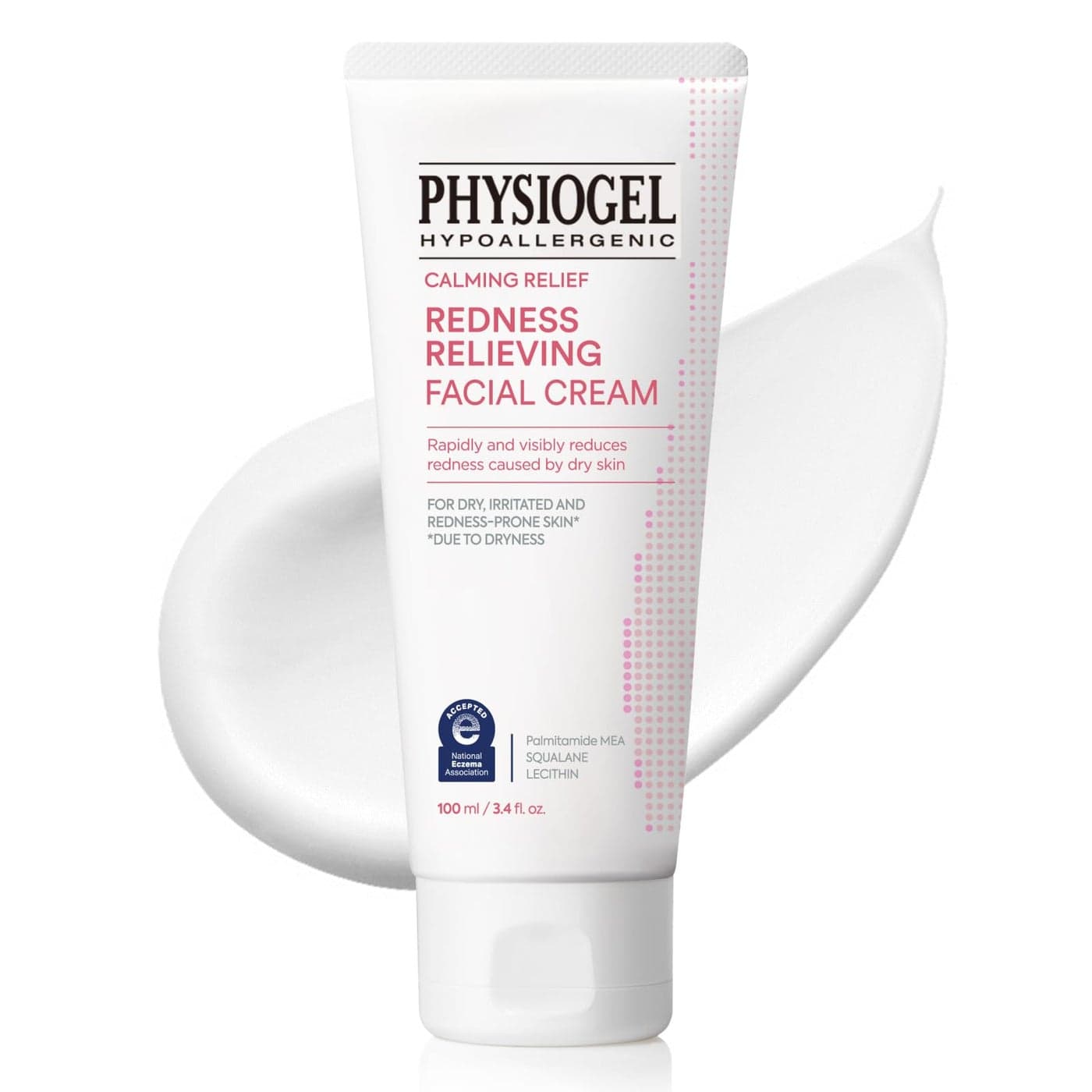 Physiogel Redness Reducing Cream Ceramide Moisturizer for Dry Sensitive RednessProne Skin Repairs Skin Barrier DermatologistTested FragranceFree Korean Skincare 34 fl oz